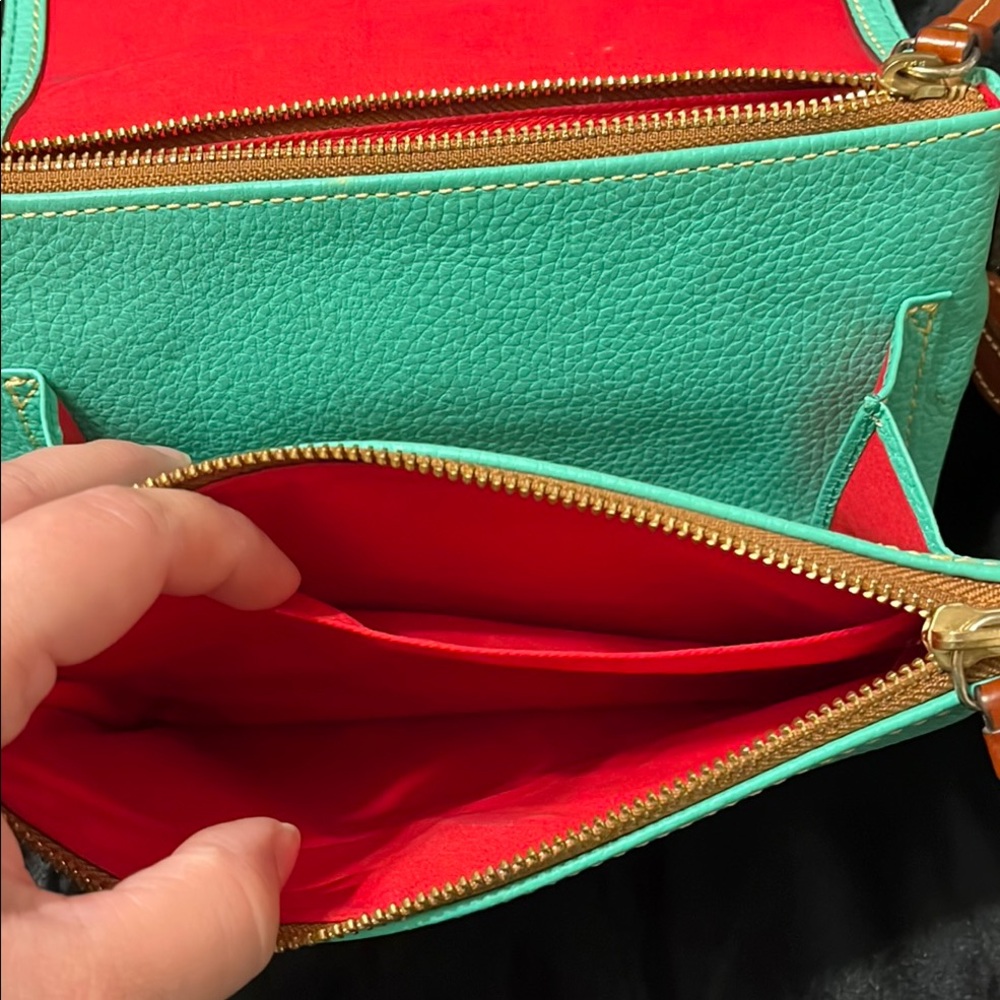 Dooney & Bourke Teal Crossbody Bag - Picture 6 of 16